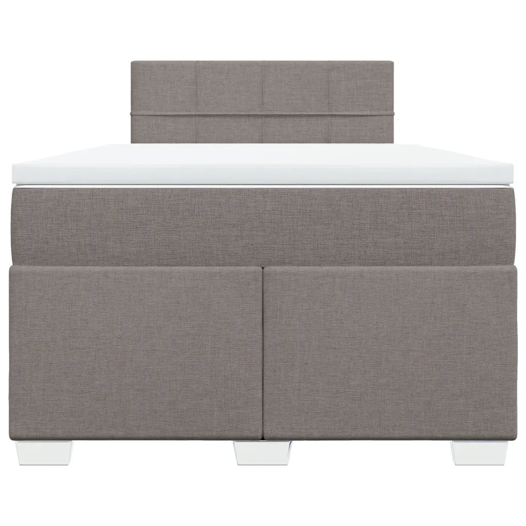 Giroletto a Molle con Materasso Tortora 120x200 cm in Tessuto 3285859