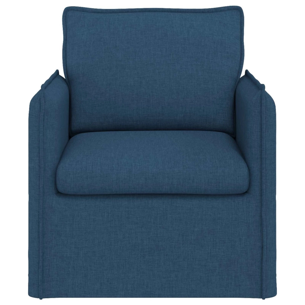 Divano Blu 195 x 82 x 85 cm Tessuto