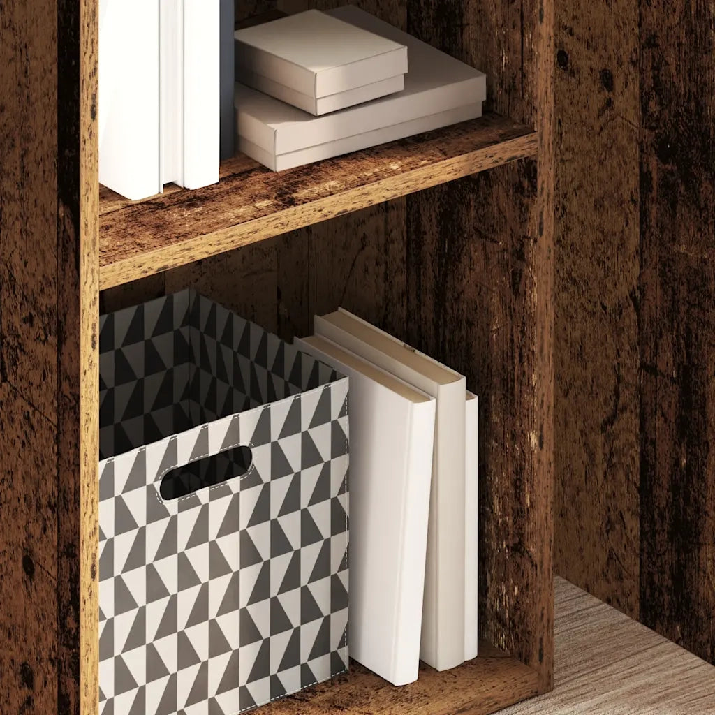 Libreria Legno Antico 40x30x152 cm in Legno Multistrato