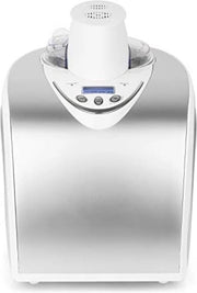 Macchina per il ghiaccio Auto-servendosi - Acciaio Inossidabile - 1 Litro - Preparazione Rapida - Facile Preparazione del Ghiaccio da Solo - Funzione di Raffreddamento - Anche per Sorbetto e Ghiaccio di Yogurto