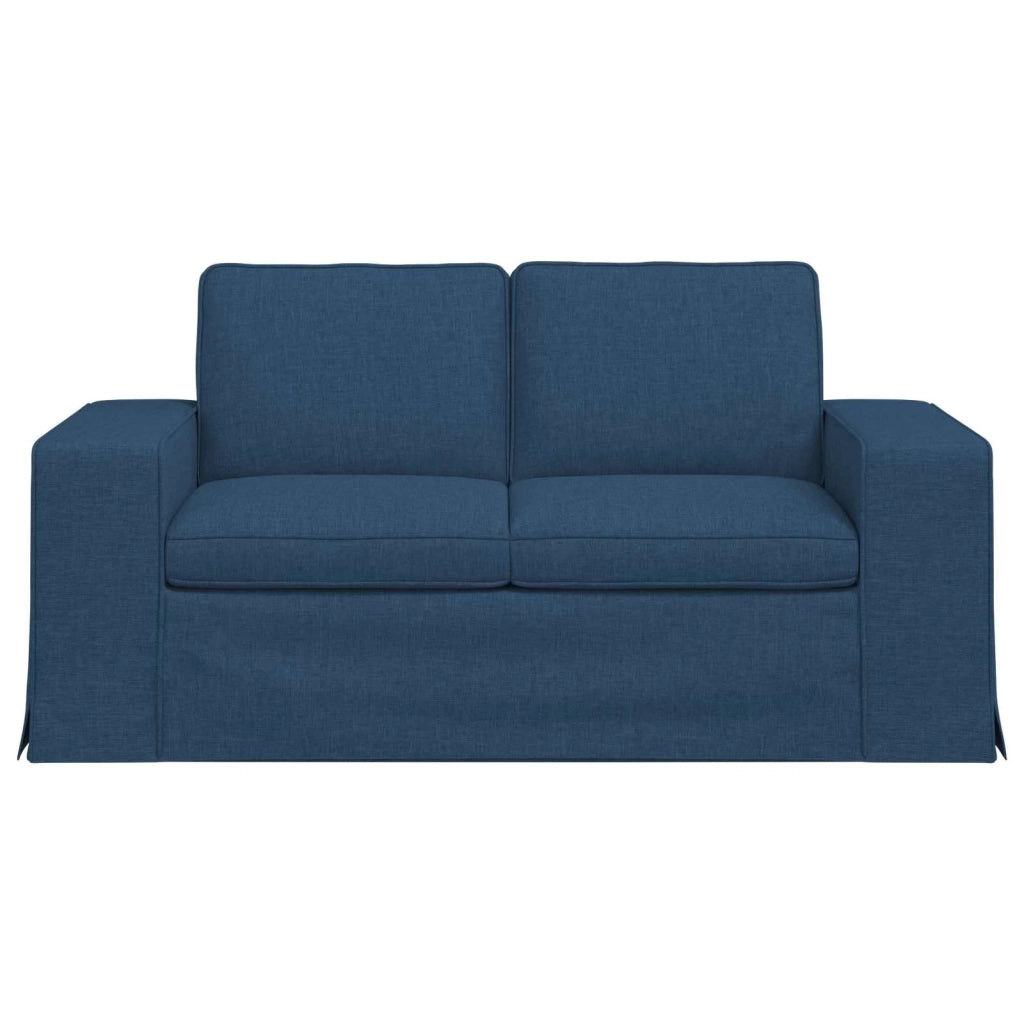 Divano | Divano da soggiorno | Sofa Blu 162 x 80 x 82 cm Tessuto