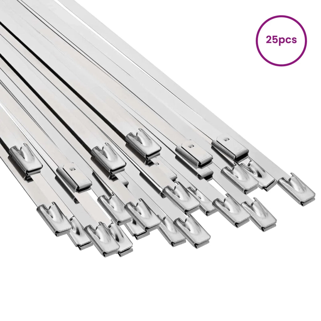 Fascetta per Cavi 25 pz 4,6 x 450 mm Argento 42029313