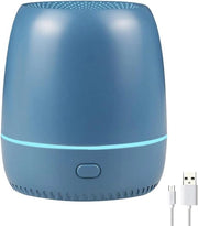 Diffusore di olio essenziale 100 ml diffusore portatile di aromaterapia blu con 8 luci color cambianti e spegnimento automatico senza acqua