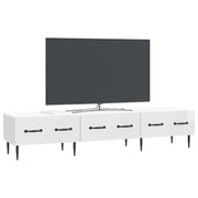 Mobile TV | Armadietto TV | Mobile Porta TV Bianco Lucido 147 x 34,5 x 30 cm Legno ingegnerizzato