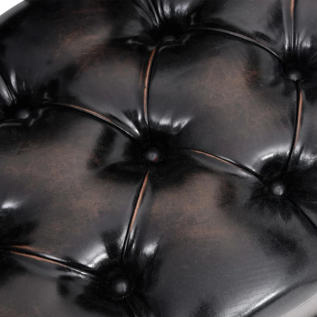 Panca contenitore con schienale 110 cm materiale sintetico nero 02_0010890
