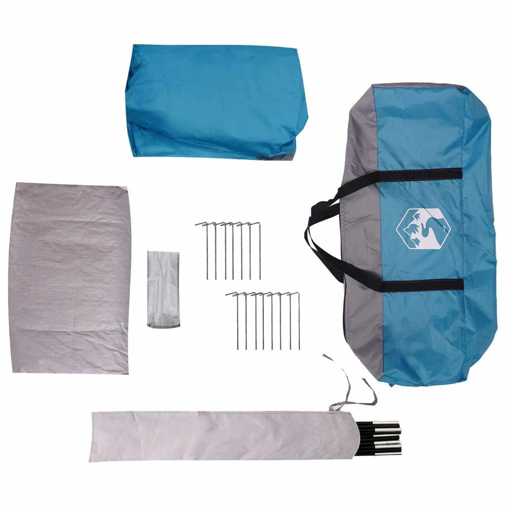 Tenda a capanna con copertura impermeabile 10 persona Blu 42042255