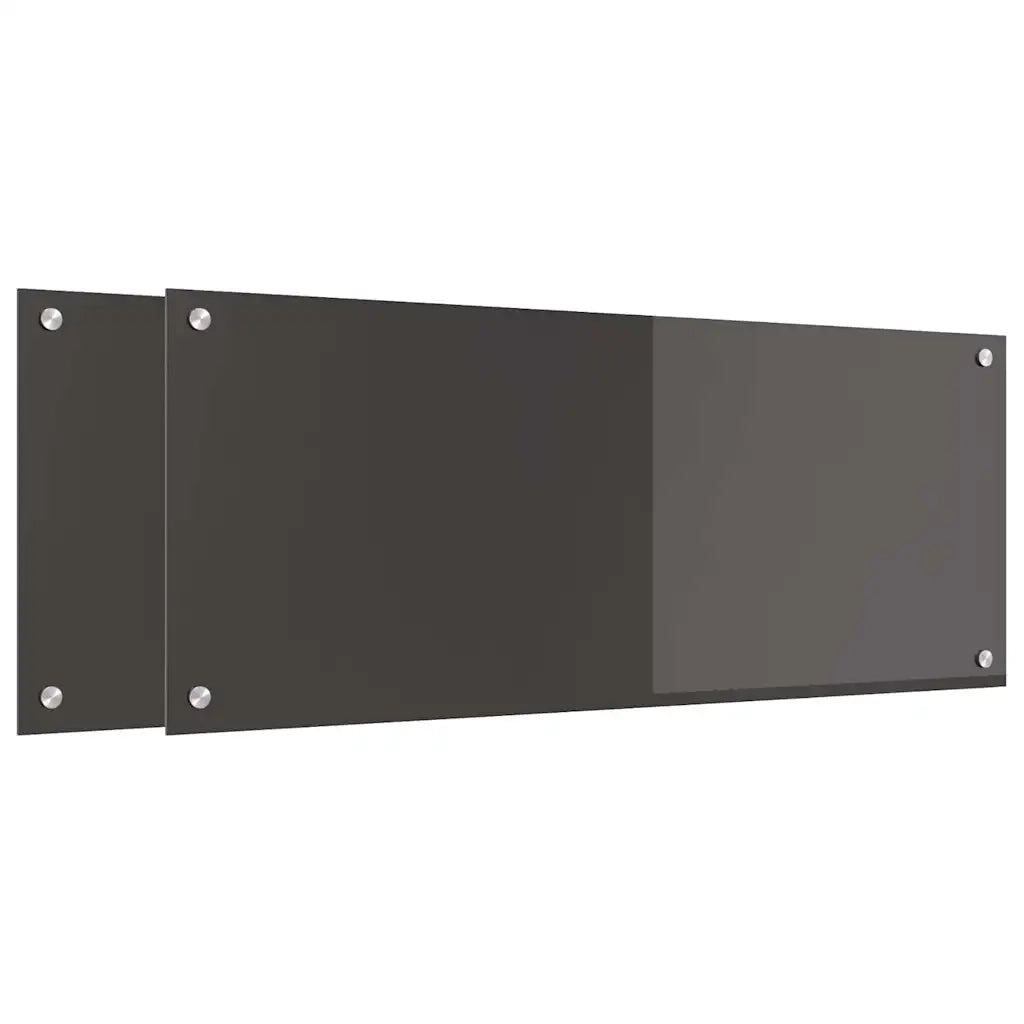 Schienale da cucina 2 pz Grigio scuro 100 x 40 cm CFW4947063