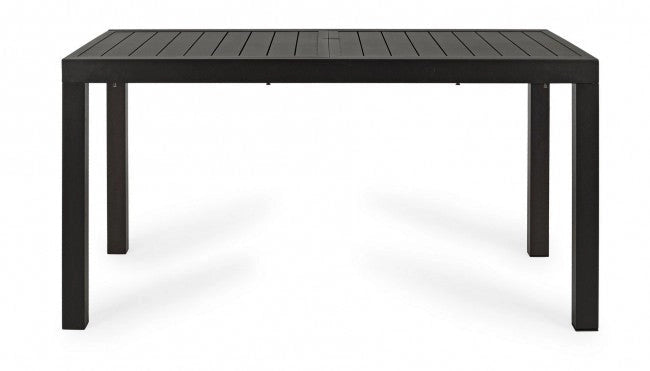 Tavolo Allungabile Hilde 140-210x77 cm Antracite in Alluminio