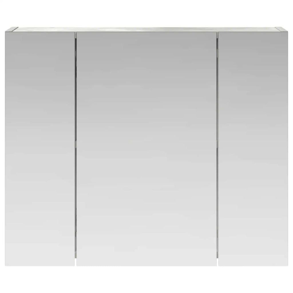 Mobiletto per specchio da bagno Grigio cemento
