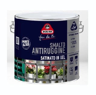 SMALTO ANTIRUGGINE SAT. BIANCO 0,5LT - BOERO