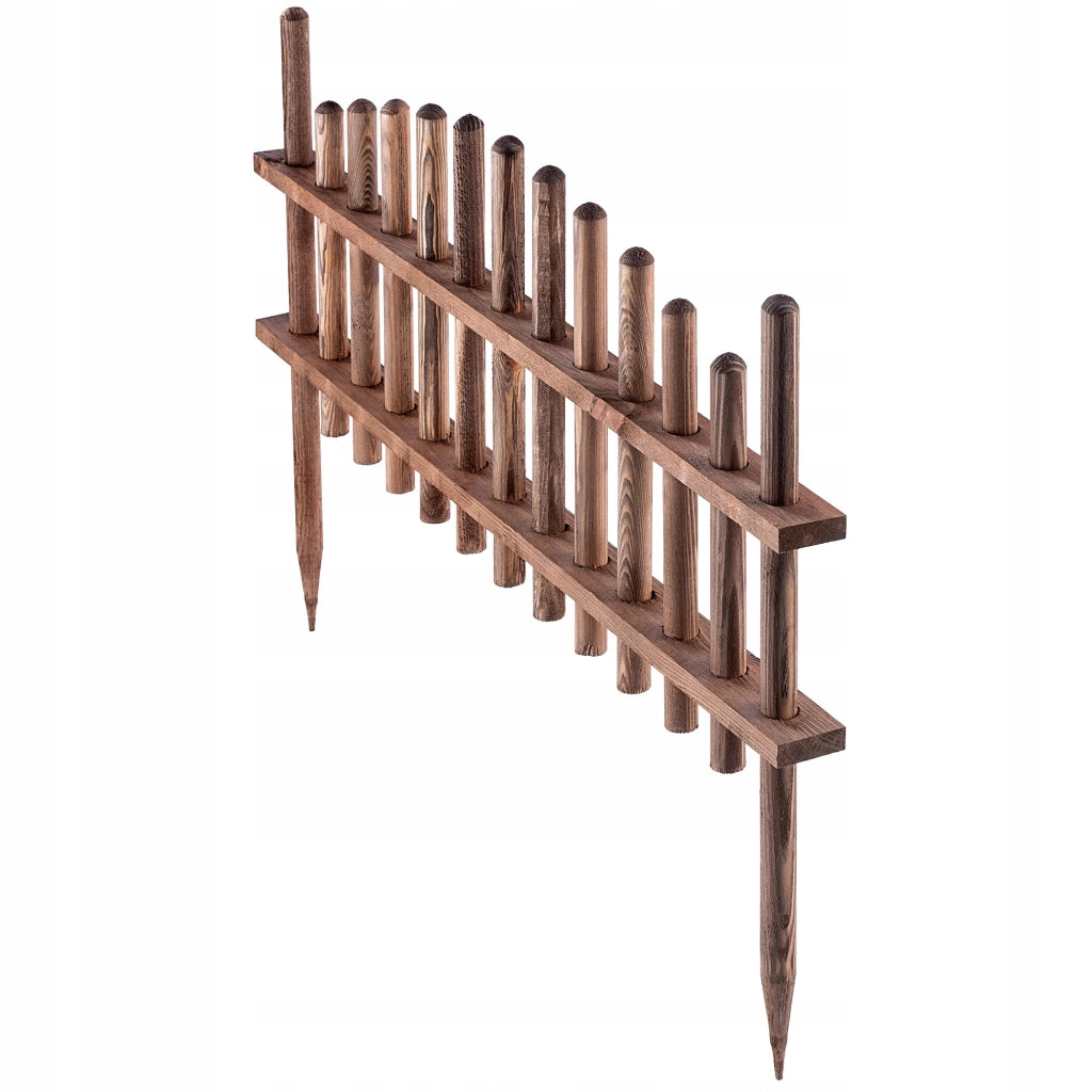 Recinzione da giardino in legno KADAX, bordura per aiuole 85x35 cm, legno di pino