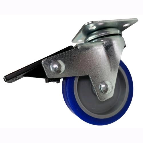 Ruote piroettanti per mobili rotelle Girevoli con Piastra per Carrelli 50 mm Senza NERA