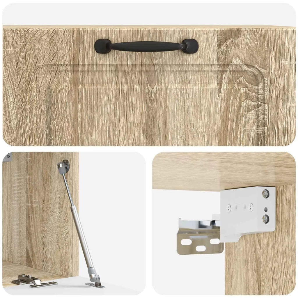 Mobile Porta TV da Muro Rovere Sonoma 78,5 x 31 x 30 cm
