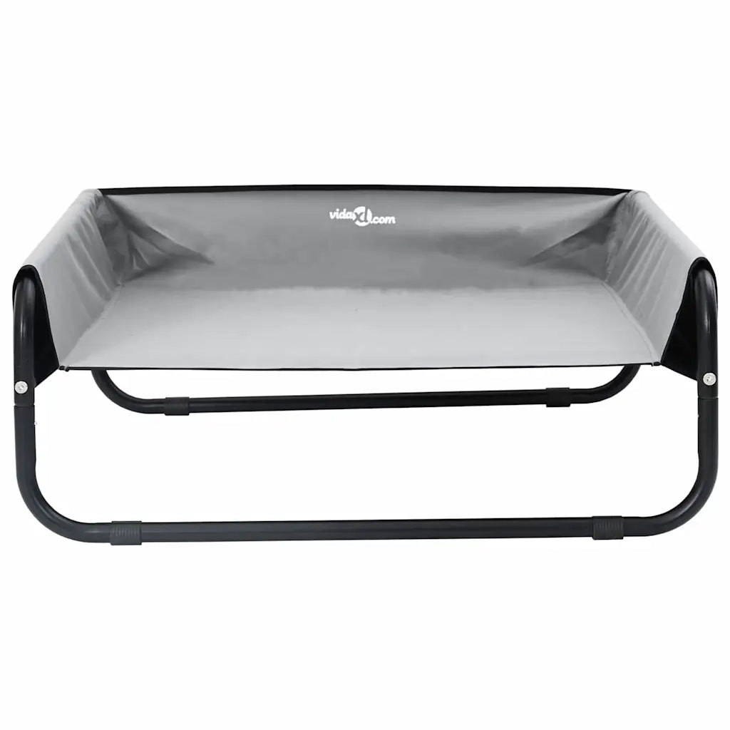 Letto per Cani Grigio chiaro 75 x 75 x 30 cm Acciaio CFW1426723