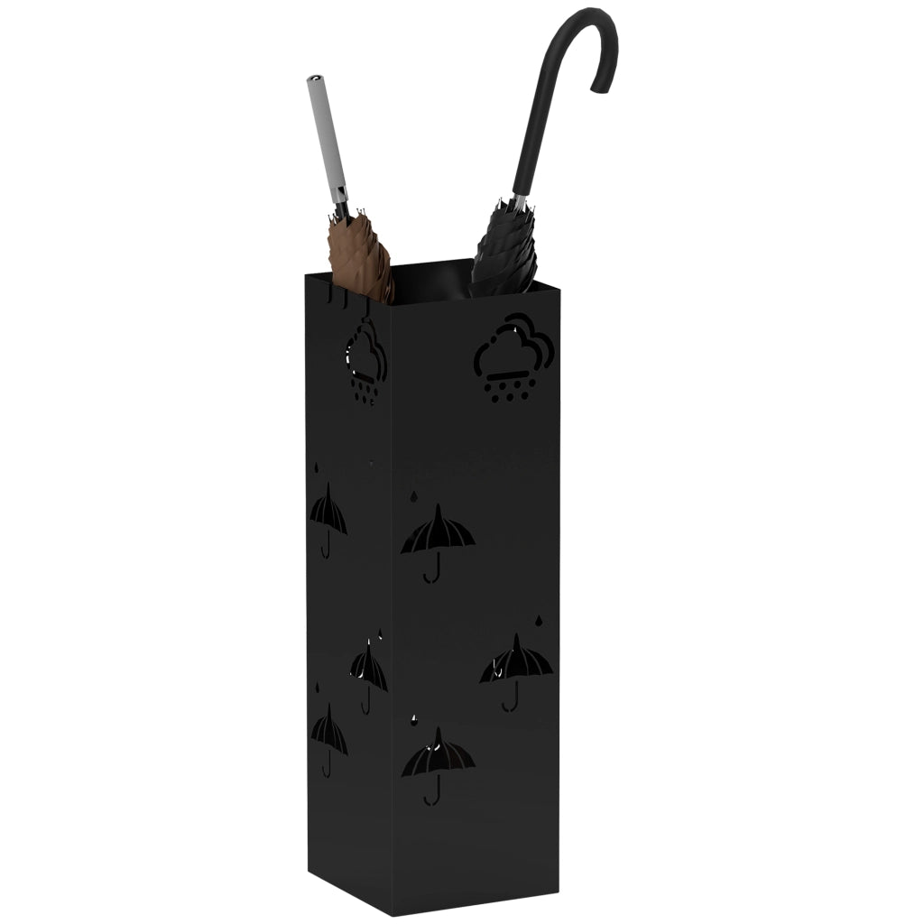 Portaombrelli ¨C Zephmum ¨C 4 Ganci, Metallico, Nero