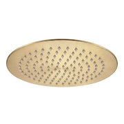 Soffione Doccia Rotondo Rea Js-p014bg 25cm Brush Gold