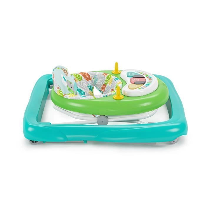Bright inizia Trotteur Tiny Trek 2 in 1, modello di viti nella giungla, giocattolo di attività, altezza regolabile, luce e suoni, 6 mesi+