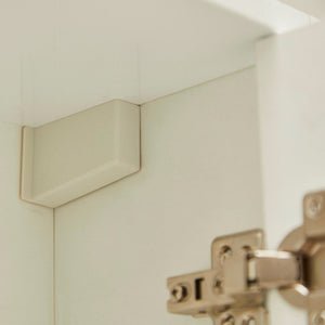 Mobile a Colonna per Bagno 30x20x100 cm in MDF Bianco