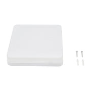 Plafoniera LED 24W, 220V, IP20, 180 mm, apparecchio quadrato resistente all'umidità per interni/esterni
