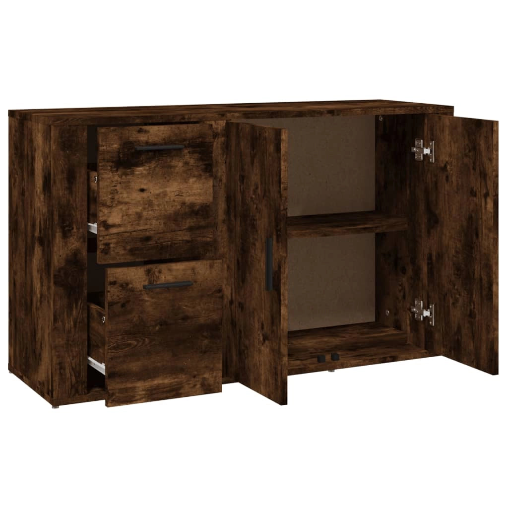 Buffet credenza cassettiera armadio mobile contenitore organizer per cucina soggiorno salotto 100 x 33 x 59,5 cm legno ingegnerizzato marrone 02_0030826