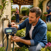 Automatic Digital Irrigation Timer With Dual Outlet