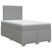 Letto box spring con materasso Grigio Chiaro 120 x 190 cm 3453353