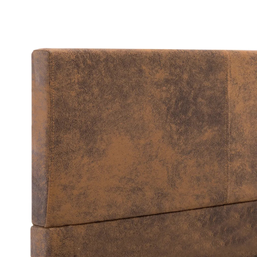 Giroletto Marrone in Similpelle Scamosciata 100x200 cm 284781