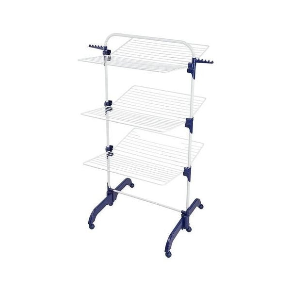 Stendibiancheria leifheit 81529 comfort tower 420 bianco e blu