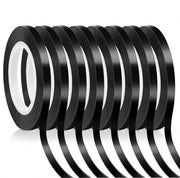 Tape per Whiteboard a 8 rulli, 3mm x 66m, adesivo self-sostenuto, grafico, con reticolo per Whiteboard, nero, per uso domestico, scuola, ufficio e progetti DIY