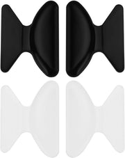 Pads per occhiali siliconati antiscivolo - autofissanti - 10 paia - idonei per la pelle - Pads per occhiali