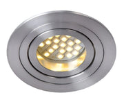 Faretto da incasso Lucide Tube GU10 orientabile argento