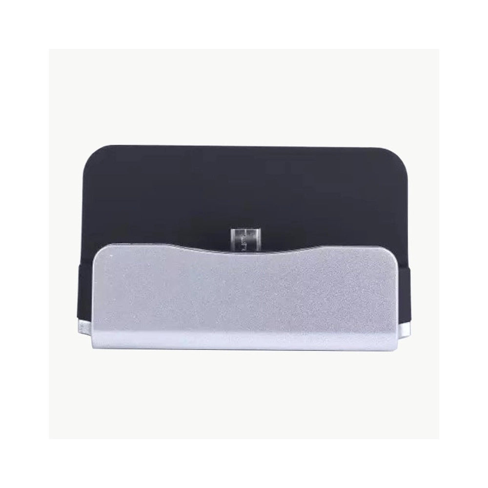 Trade Shop - Base Dock Caricabatterie X Attacco Micro Usb Supporto Tavolo Ricarica E Sync -