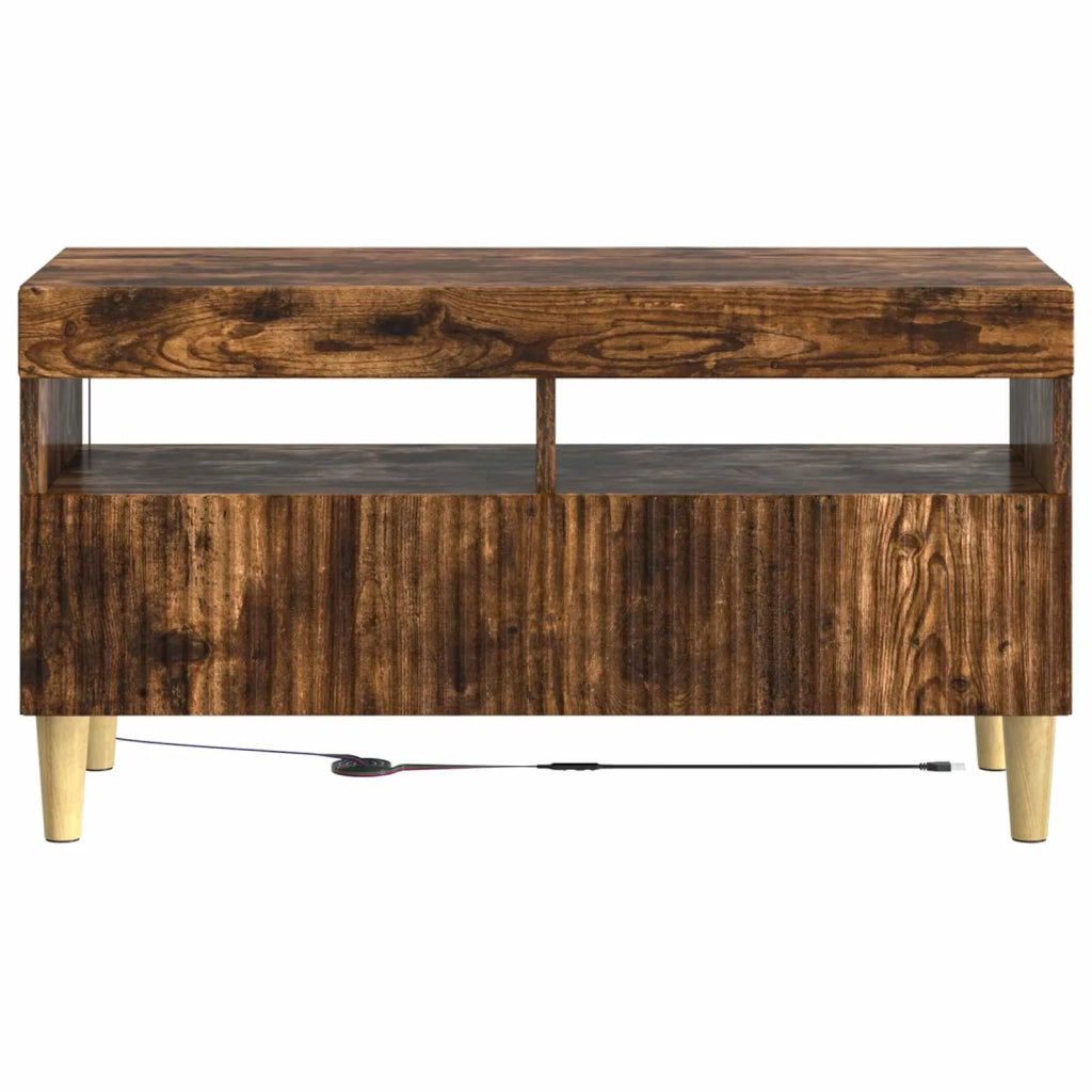 Mobile TV LED Rovere Fumo Legno ingegnerizzato 896780