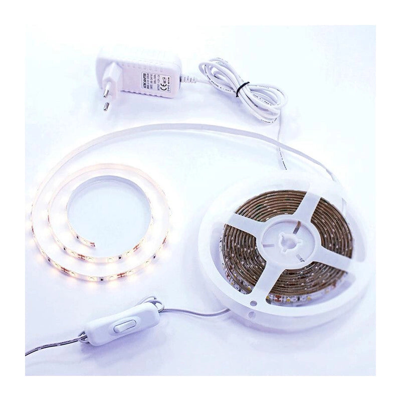 KIT STRIP LED  7,2W 3 M IP54 NATURALE