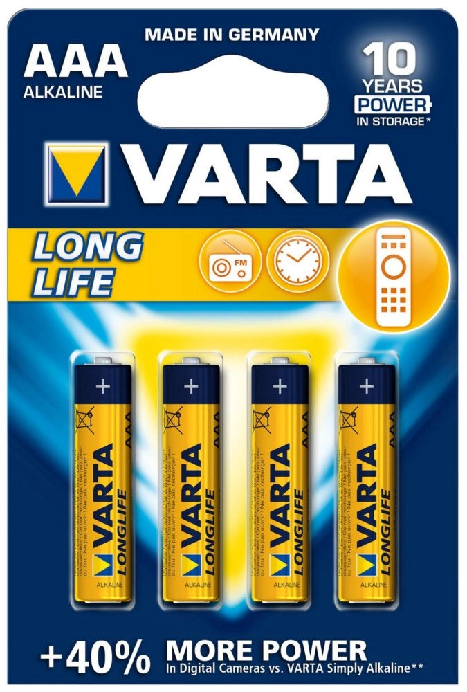 10blister varta longlife alcaline m/stilo bl.4 pz cod:ferx.18846