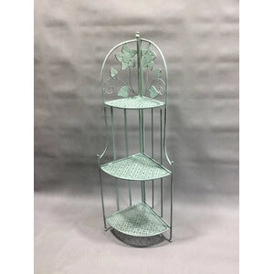 C ANGOLIERA 3 RIPIANI 49X33X126CM VERDE SALVIA EPOQUE- 2,0 pz