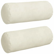 Cuscini a rullo 2 pz | Cuscini per sedie Crema ? 15 x 40 cm Tessuto in Cords