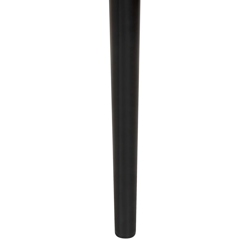 Set di 2 sedie da pranzo con seduta in tessuto e struttura in metallo effetto legno con intreccio viennese stile retrò soggiorno