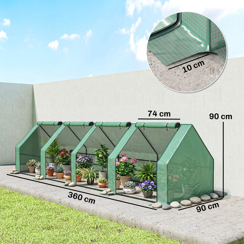 Serra da Giardino ¨C zephmum ¨C Verde 360x90x90cm
