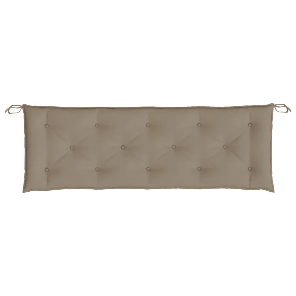Cuscino per Panca Tortora 150x50x3 cm in Tessuto Oxford 314964
