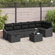 Set di divani con cuscino con archiviazione 8 pcs polyrattan 3359312