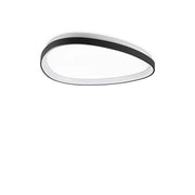 Plafoniera Gemini 1 Luce Led Integrato Nera 30W 3000Lm 3000K