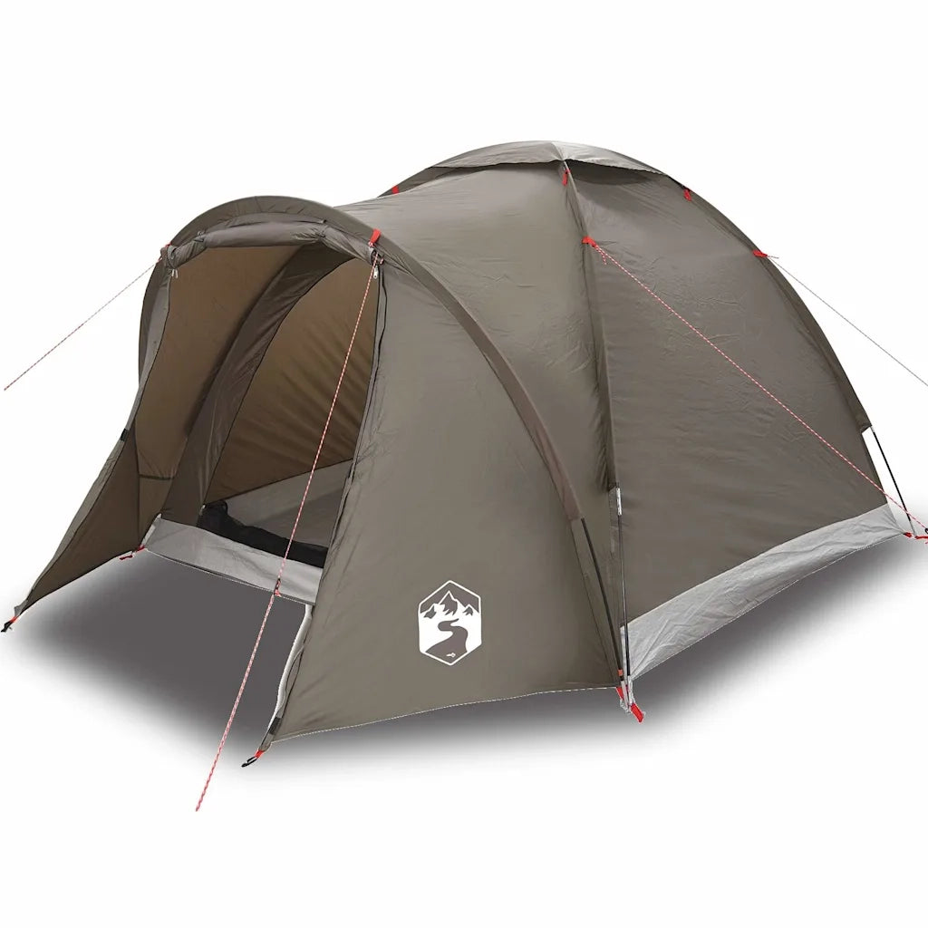 Tenda da Pesca per 2 Persone Marrone Impermeabile 4009486