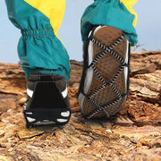 Cramponi Professionali Antiscivolo - Grip Antigelo - Leggeri - Adattabili - In Acciaio Inossidabile - Stivali da Neve