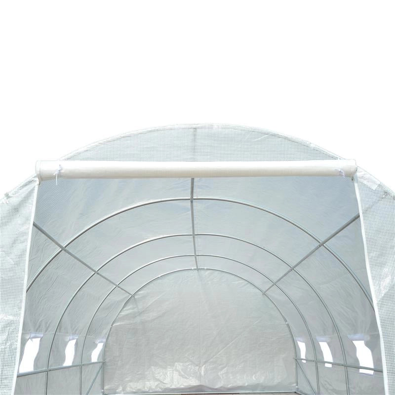 SERRA DA GIARDINO A TUNNEL SERRA PER PIANTE IN ACCIAIO ANTI-UV BIANCO