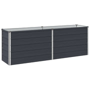 Letto rialzato da giardino Antracite 160 x 40 x 55 cm 8006246