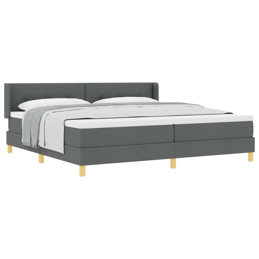 <strong>Letto a Molle< / strong> Grigio scuro 200 x 200 cm 3341315
