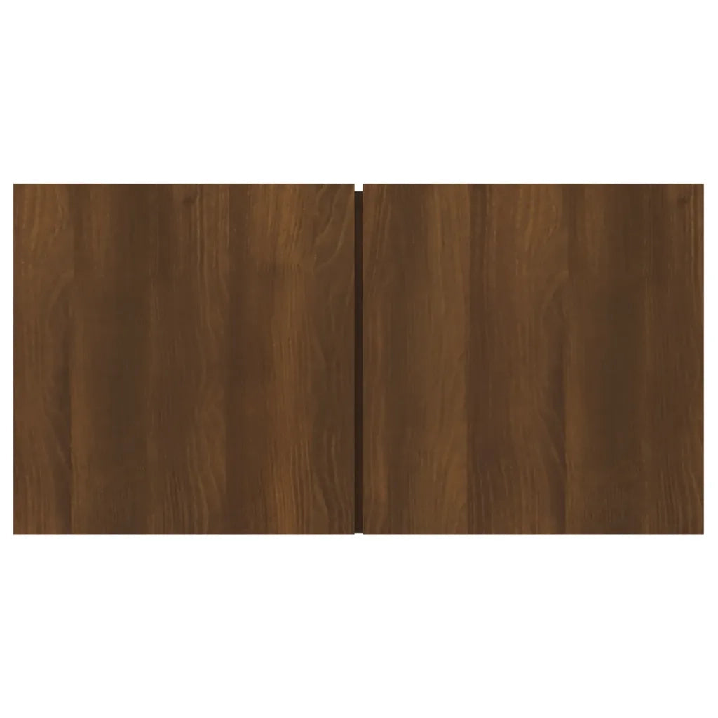 Mobile TV Pensile Rovere Marrone 60x30x30 cm Legno Multistrato 815873