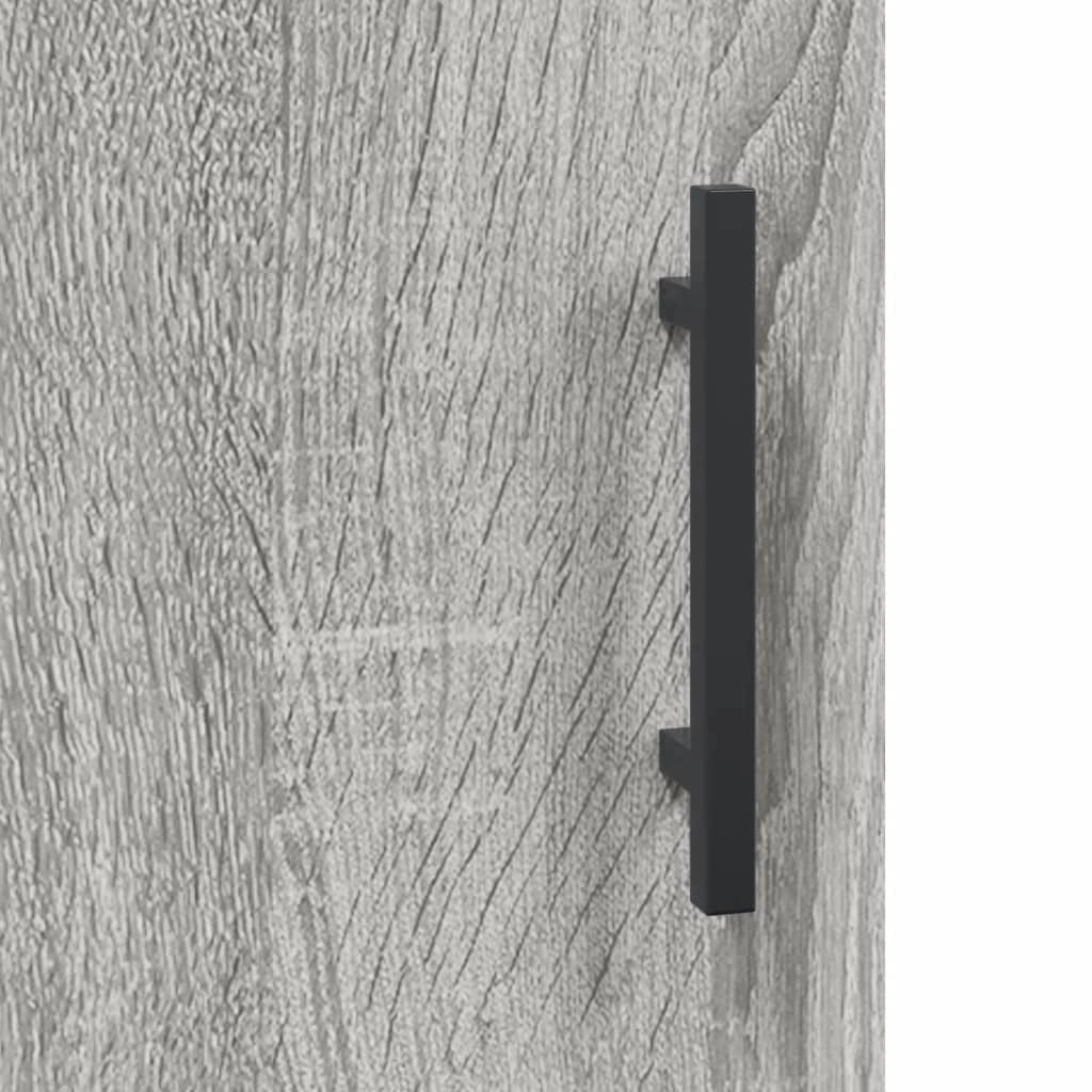 Scrivania Sonoma postazione computer mobile per computer scrivania da studio 140 x 50 x 75 cm legno ingegnerizzato grigio 02_0023954