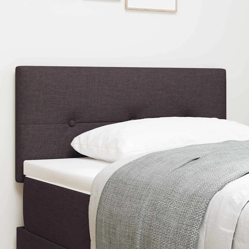 Testiera-Testata-Testiera Decorativa Marrone Scuro 90 cm Pelle Sintetica